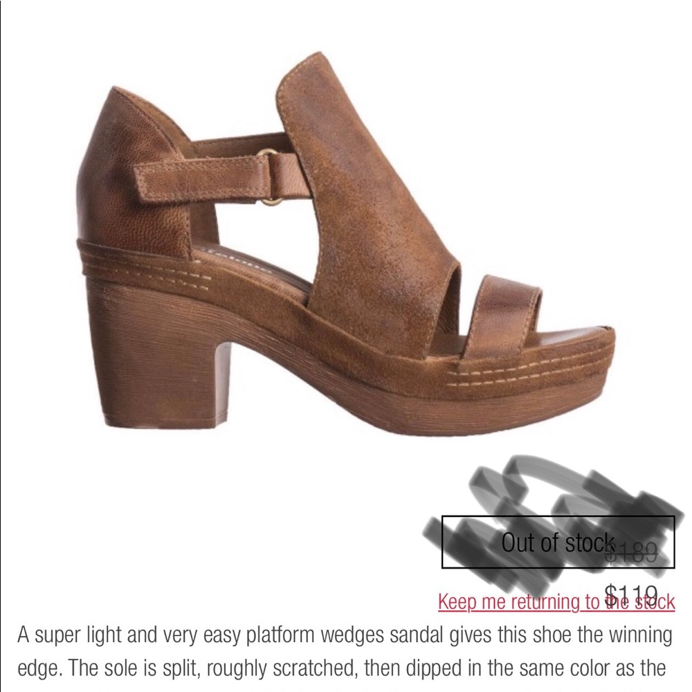 Antelope cover and band sandals size 40 NWT